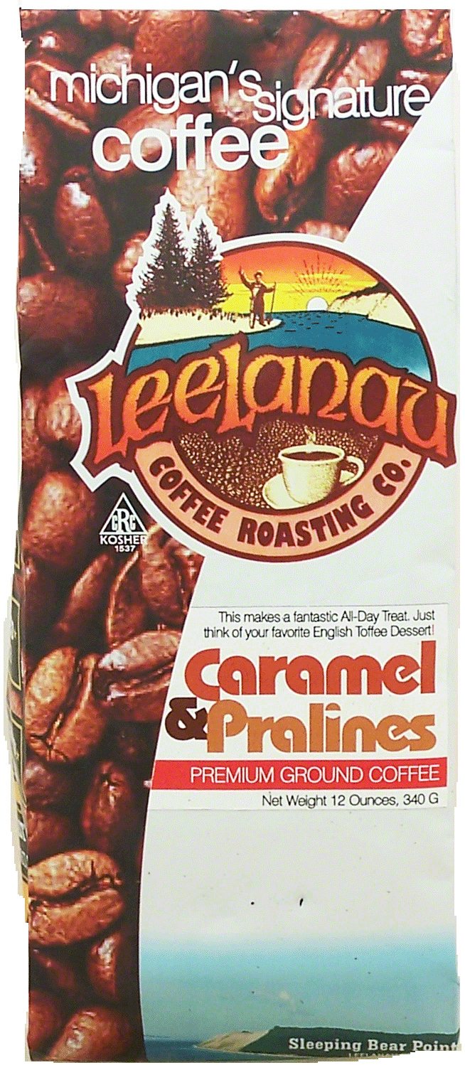 Leelanau Sleeping Bear Point caramel & pralines flavor premium ground coffee Full-Size Picture